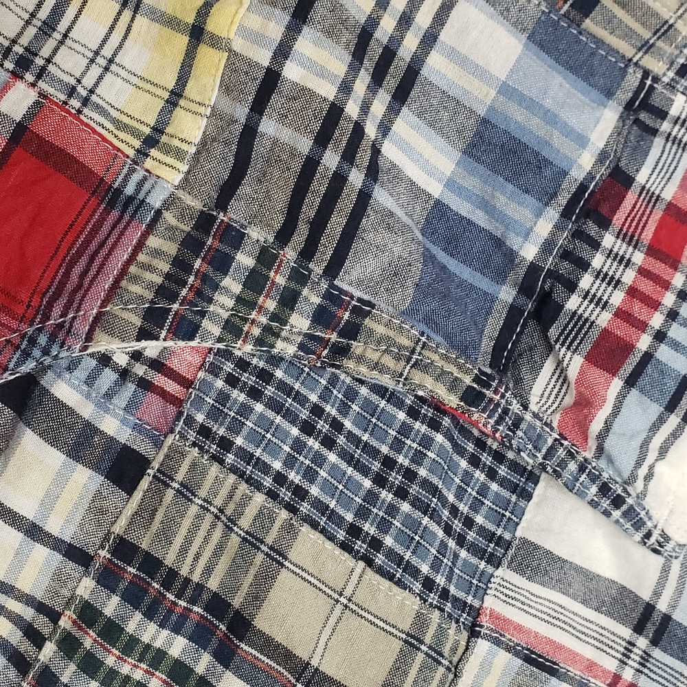 Serengeti Multicolor Plaid Patchwork Jacket See P… - image 7